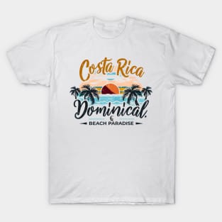 Pura Vida Surf: Retro Dominical Beach 🏄🏼 T-Shirt